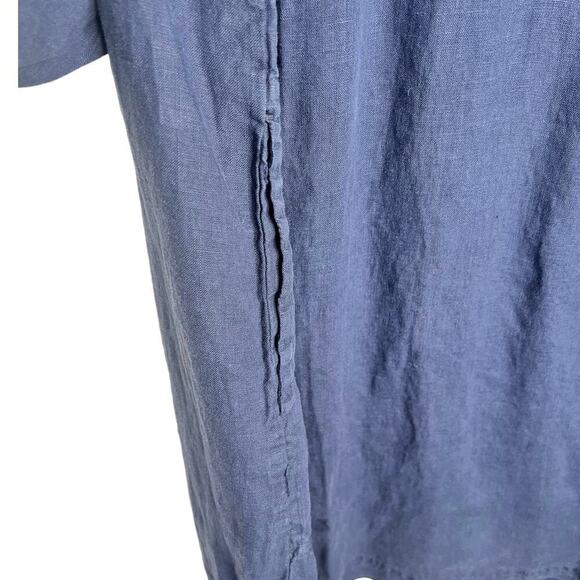 New Women’s Michael Stars Eleanor Linen Shirt Dress Size: 2X - Picture 6 of 11